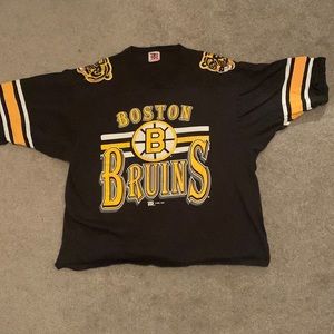 Vintage-TeamRated Boston Bruins, Pull over.
